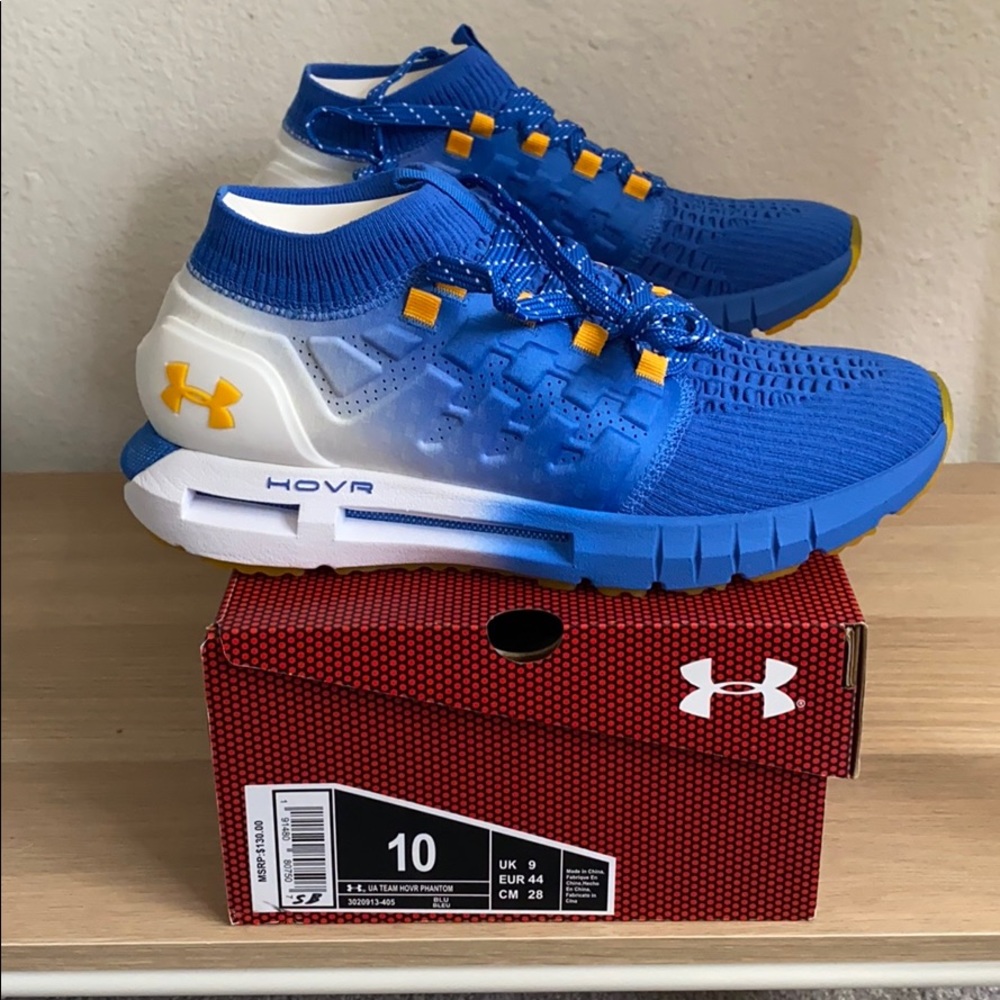 NEVER WORN UA Hover Phantom Blue/Gold/White